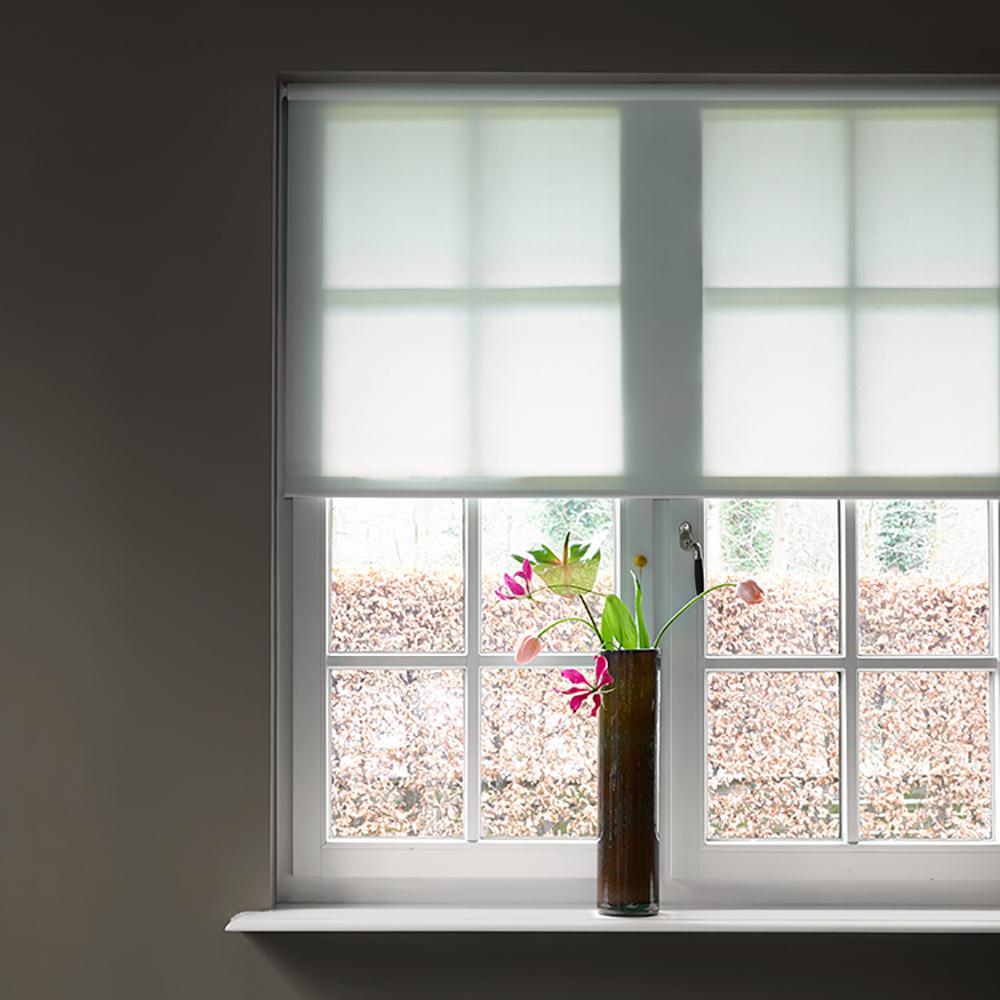 cocoon living cut to width bright white polyester transparent motorized roller shade 23 - Motorized Roller Shades cocoon living cut to width bright white polyester transparent motorized roller shade 23 - Motorized Roller Shades