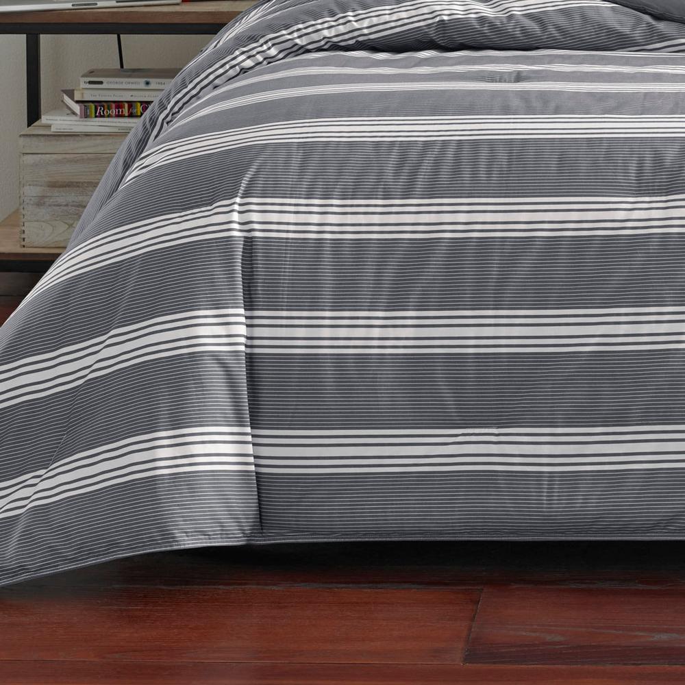 Nautica Craver 2 Piece Charcoal Twin Twin Xl Comforter Set