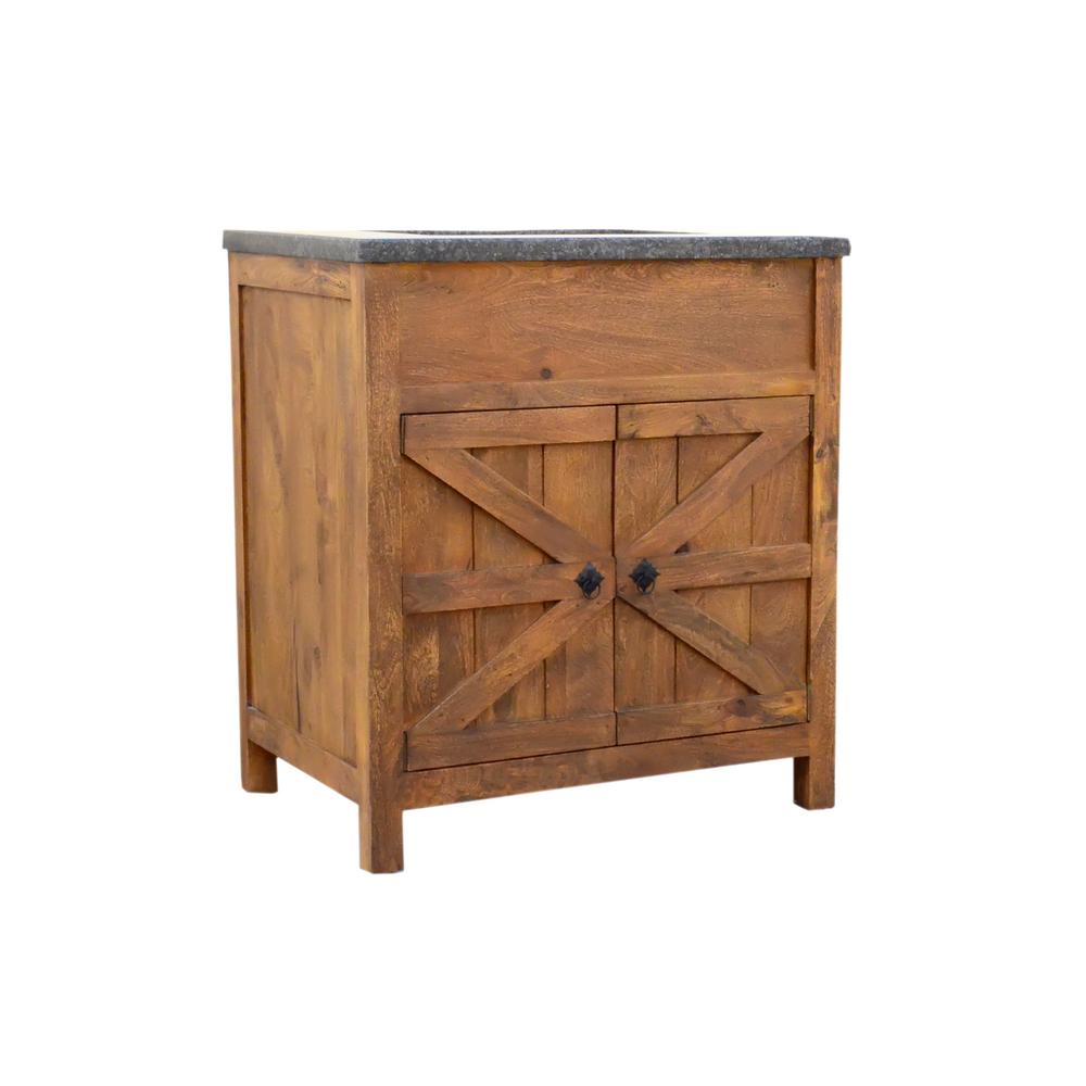 25 And Greater 30 Inch Vanities Bathroom Bath The Traditional 30 In Wide Single Barn Door Vanity Antique Finish
