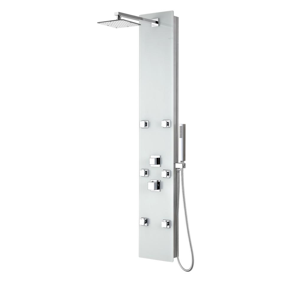 ANZZI Rhaus 60 inch 6-Jetted Full Body Shower Panel with Heavy Rain Shower and... by ANZZI