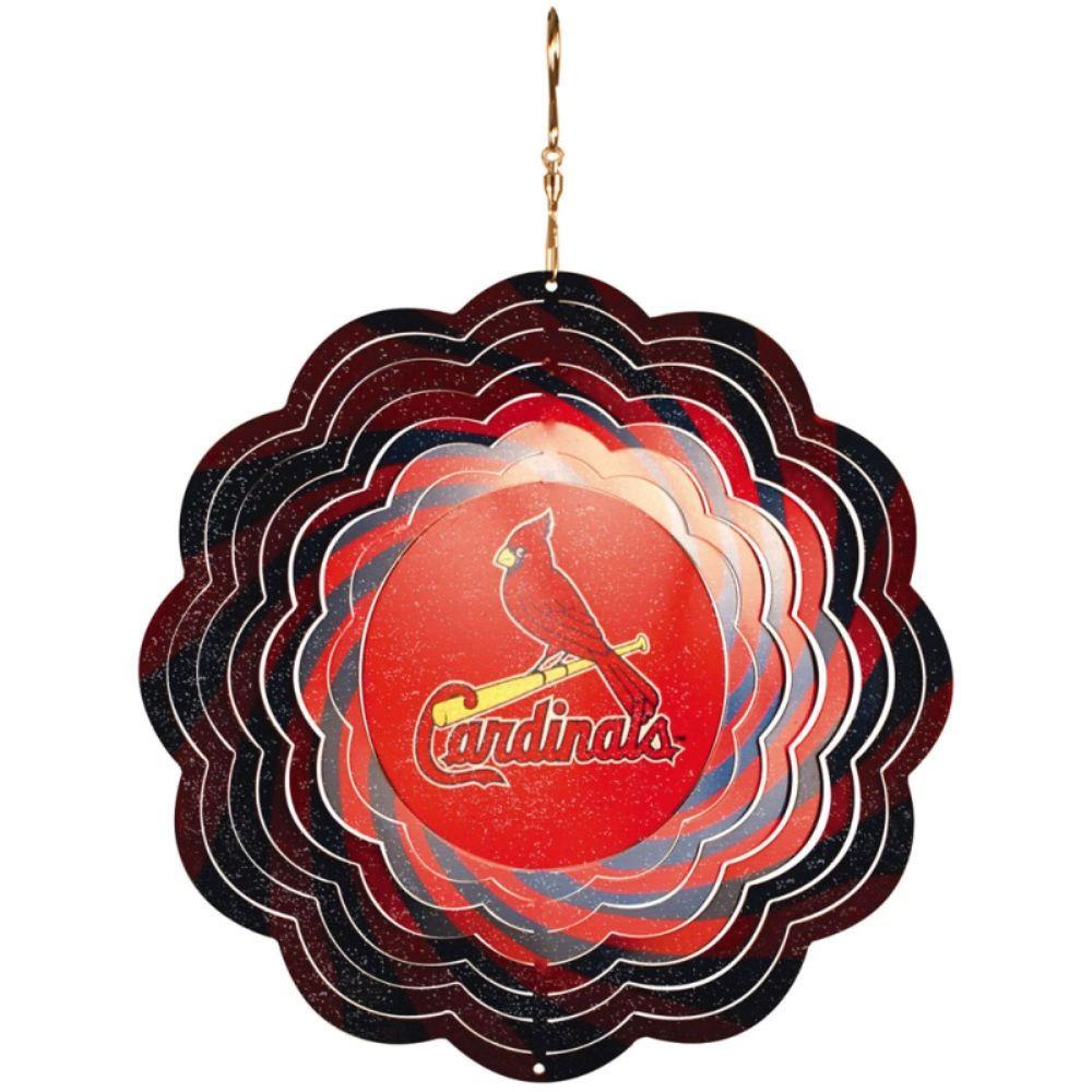 Evergreen MLB 10 in. St Louis Cardinals Geo Spinner0094701 The Home