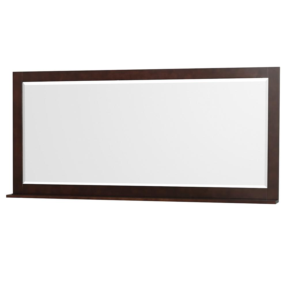 Wyndham Collection Centra 70 in. W x 33 in. H Framed Wall Mirror in EspressoWCVWHE001M70ESP