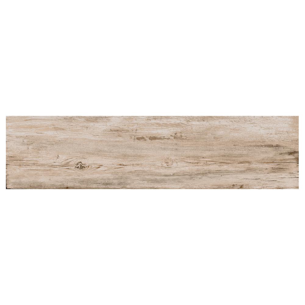 MARAZZI Montagna Wood Weathered Brown 6 in. x 24 in. Porcelain Floor ...