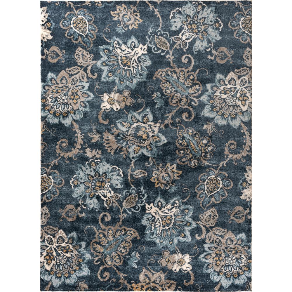 Tayse Rugs Winslow Navy 7 Ft. 10 In. X 10 Ft. 3 In. Area Rug-wns1207 