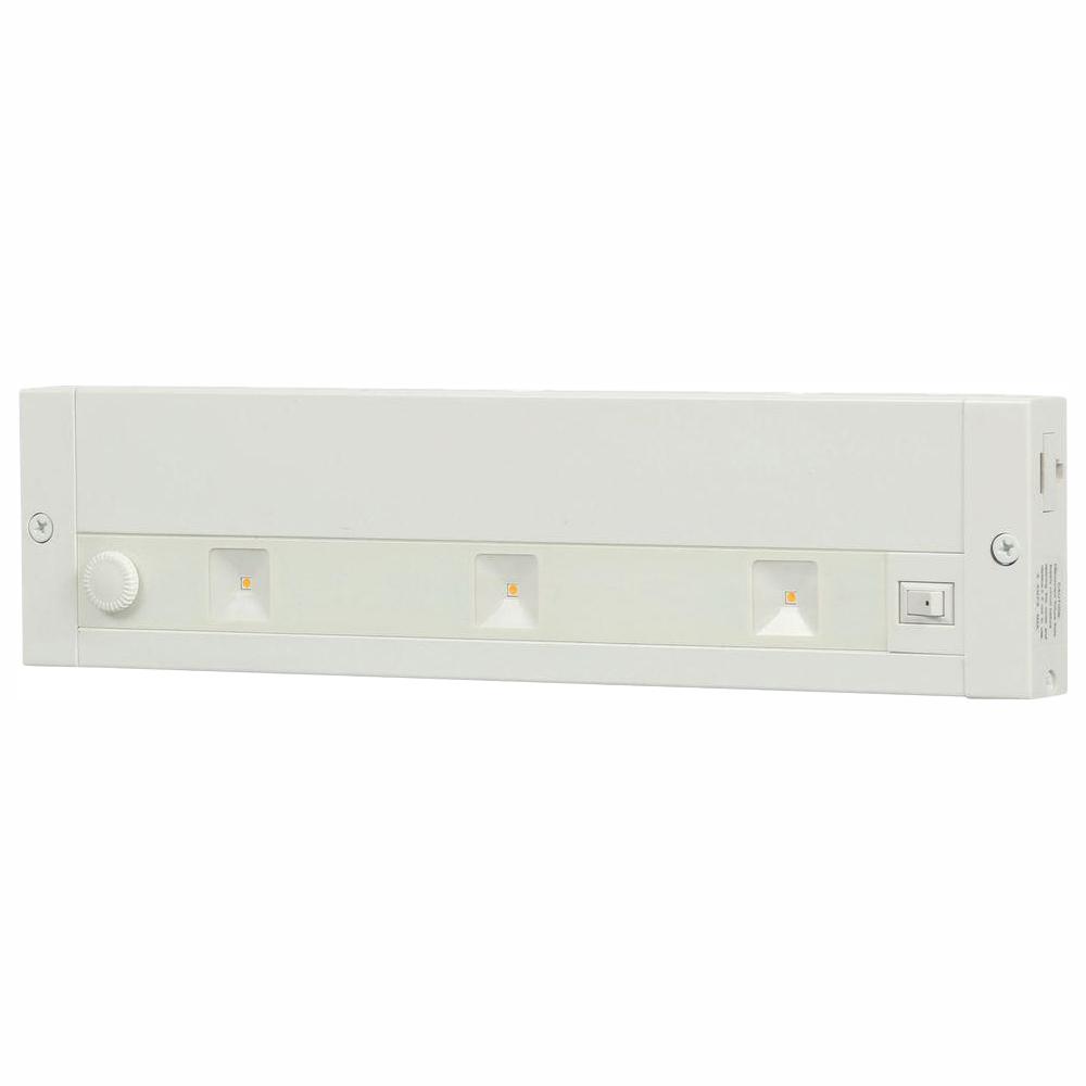 Juno 12 In White Led Dimmable Linkable Under Cabinet Light Ull12