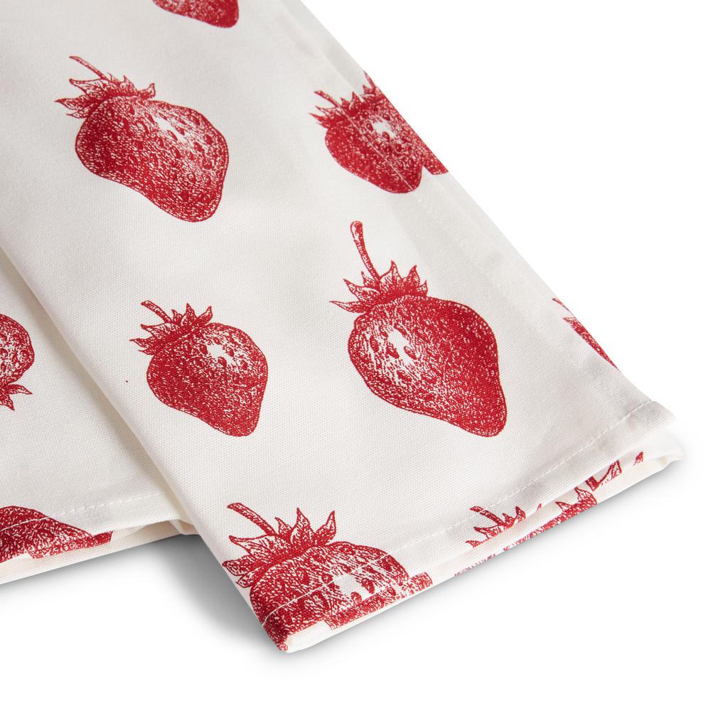 Home Dynamix Strawberries 4 Pack Kitchen Towels 9013 200 The 4 Pack Kitchen Towels 9013 200