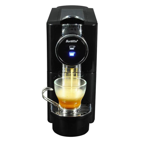 Barsetto Black Stainless Steel Single Serve Espresso Machine (1 CUP