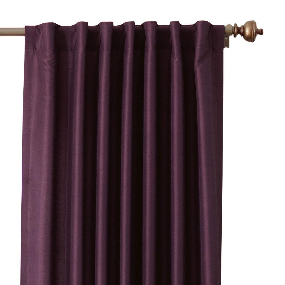 Home Decorators Collection Faux Silk Light Filtering Window Panel