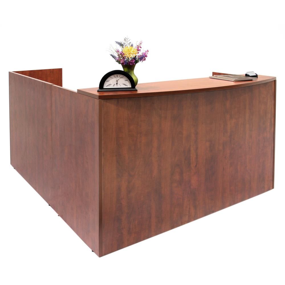 Regency Legacy Cherry Single Pedestal Reception Desk Lrdrt1bfch