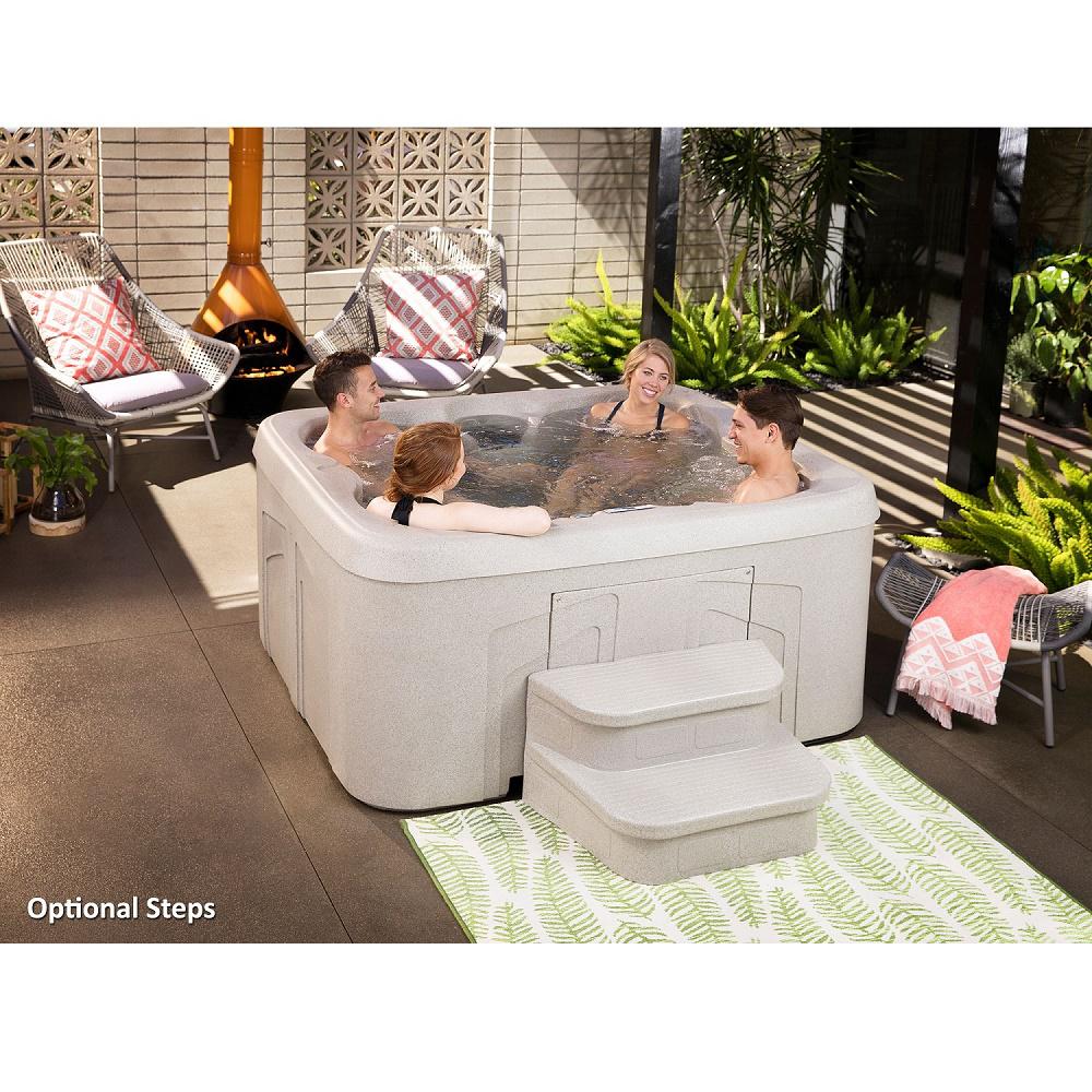 Lifesmart Bermuda DLX 4Person Plug and Play Spa with Upgraded 20Jet