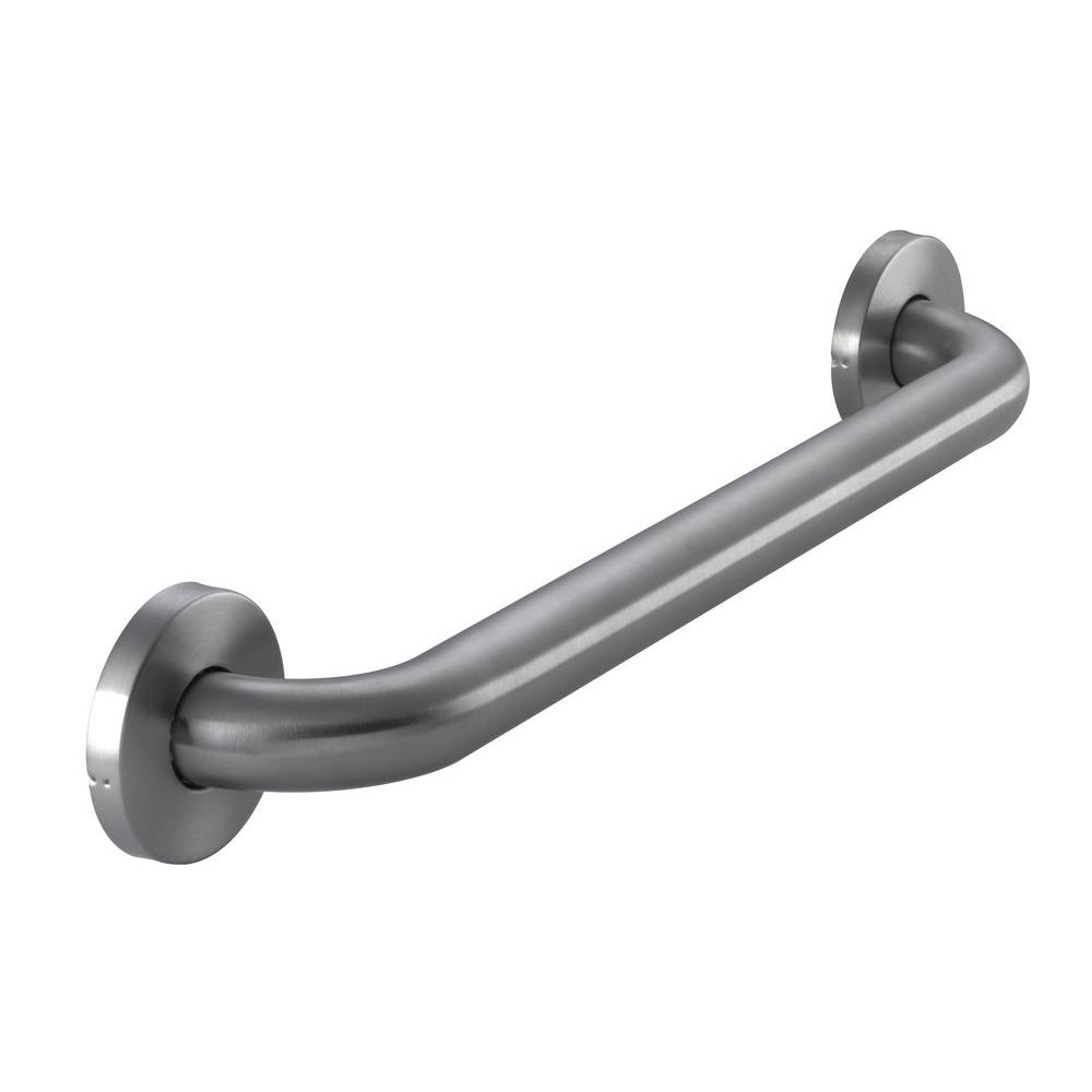 MOEN SecureMount 24 in. x 1-1/4 in. Concealed-Screw Grab Bar in ...