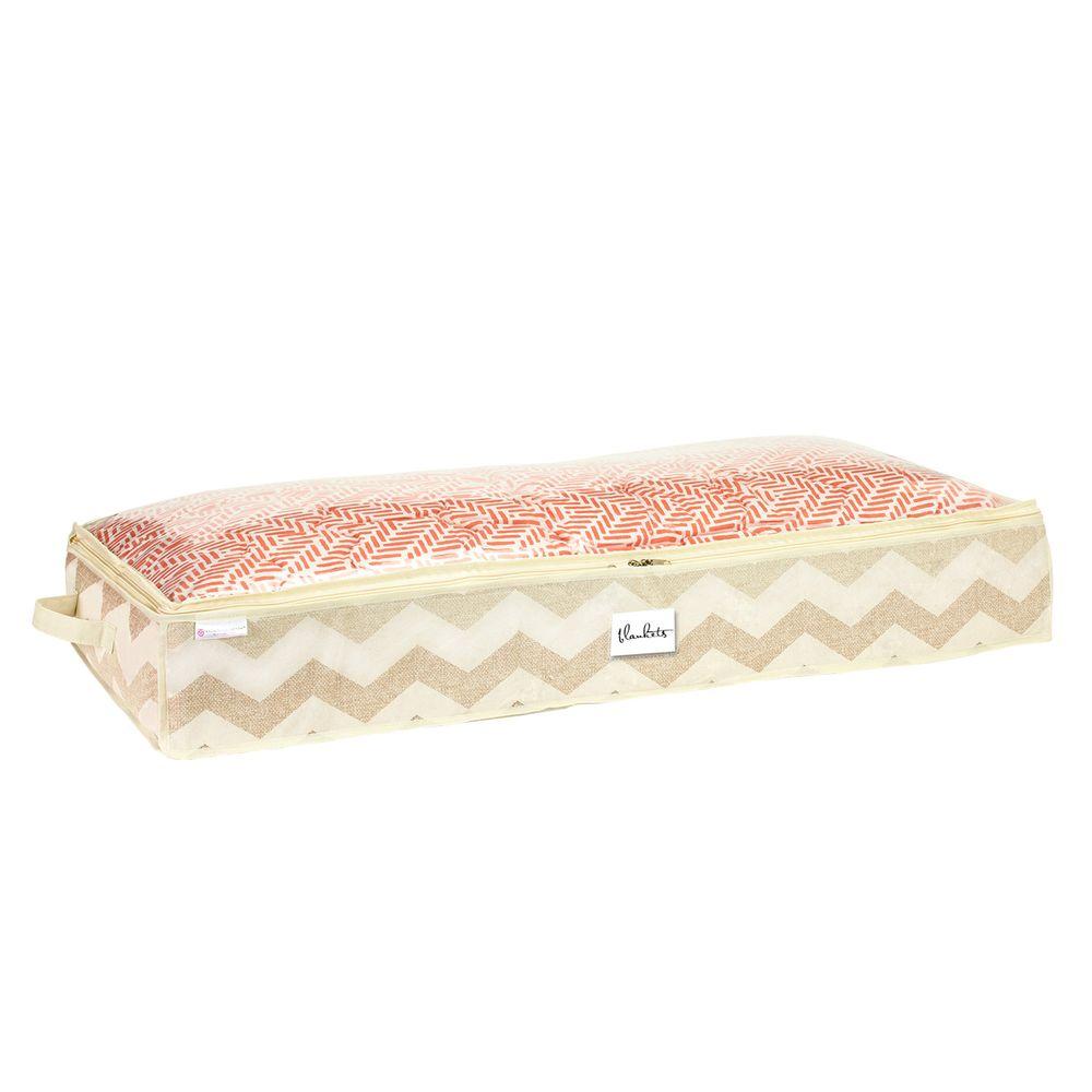 The Macbeth Collection Textured Chevron Under Bed Storage Bag M The Macbeth Collection Textured Chevron Under Bed Storage Bag