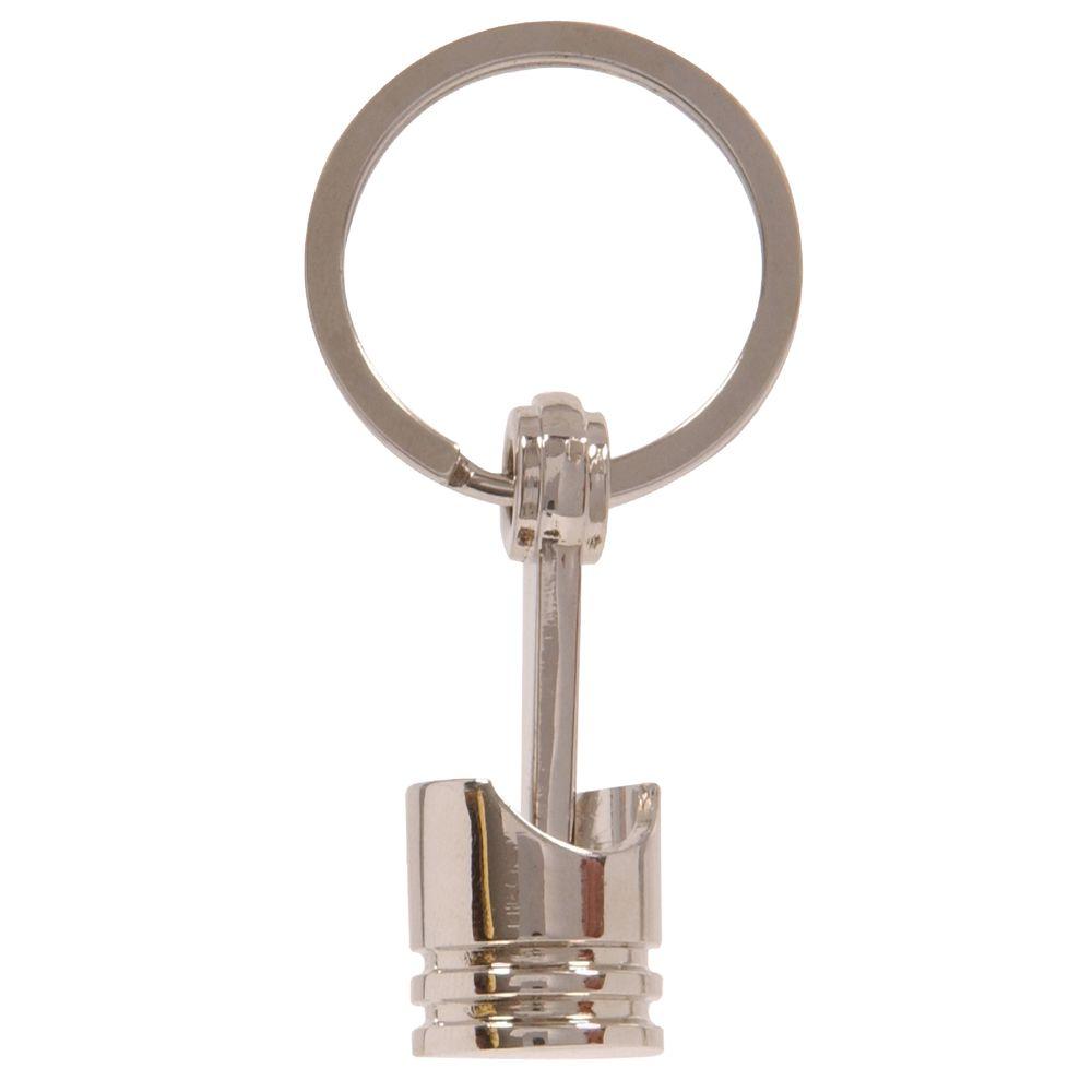 UPC 008236129007 product image for The Hillman Group Key Chains Piston Key Chain (3-Pack) Silver 701311 | upcitemdb.com