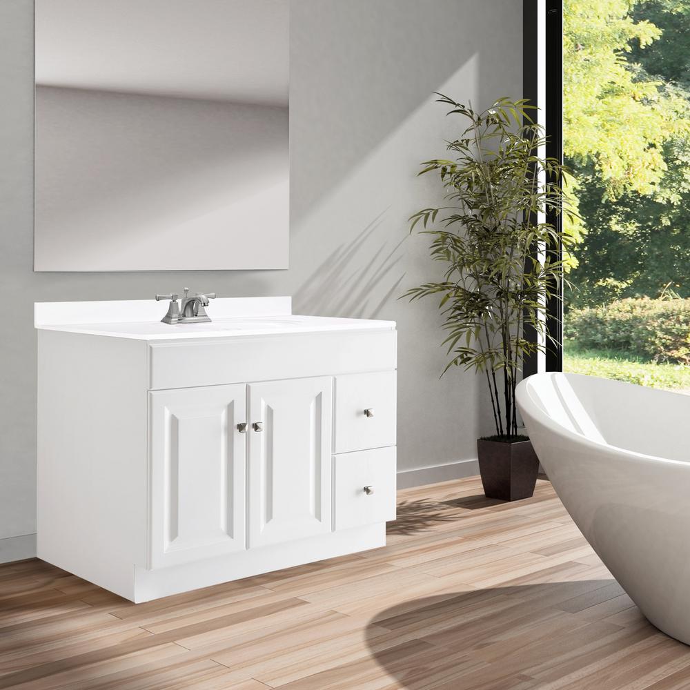 Design House Wyndham 36 In W X 18 D Unembled Vanity Design House Wyndham 36 In W X 18