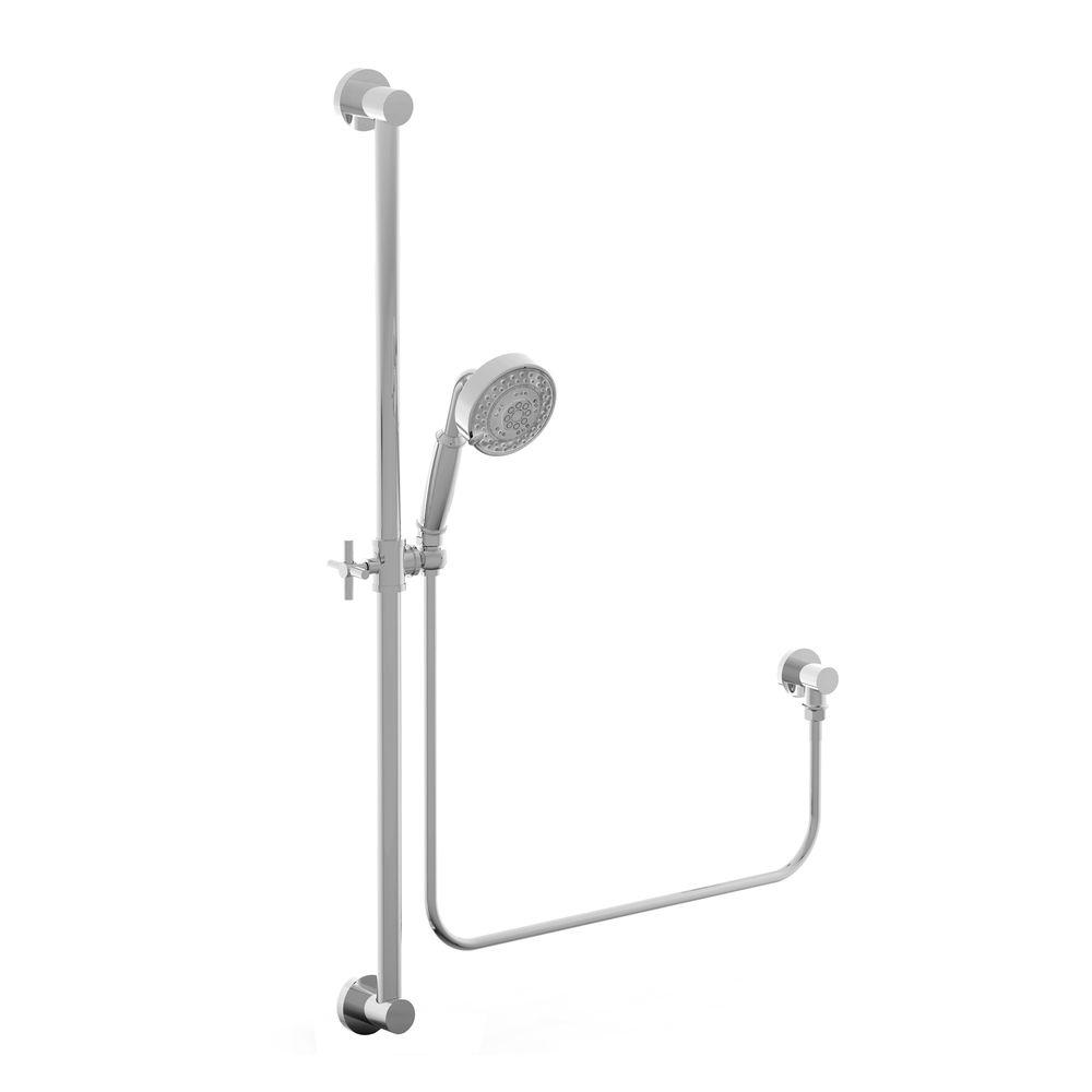Newport Brass NB280F-26 Slide Bar Hand Shower Kit Chrome