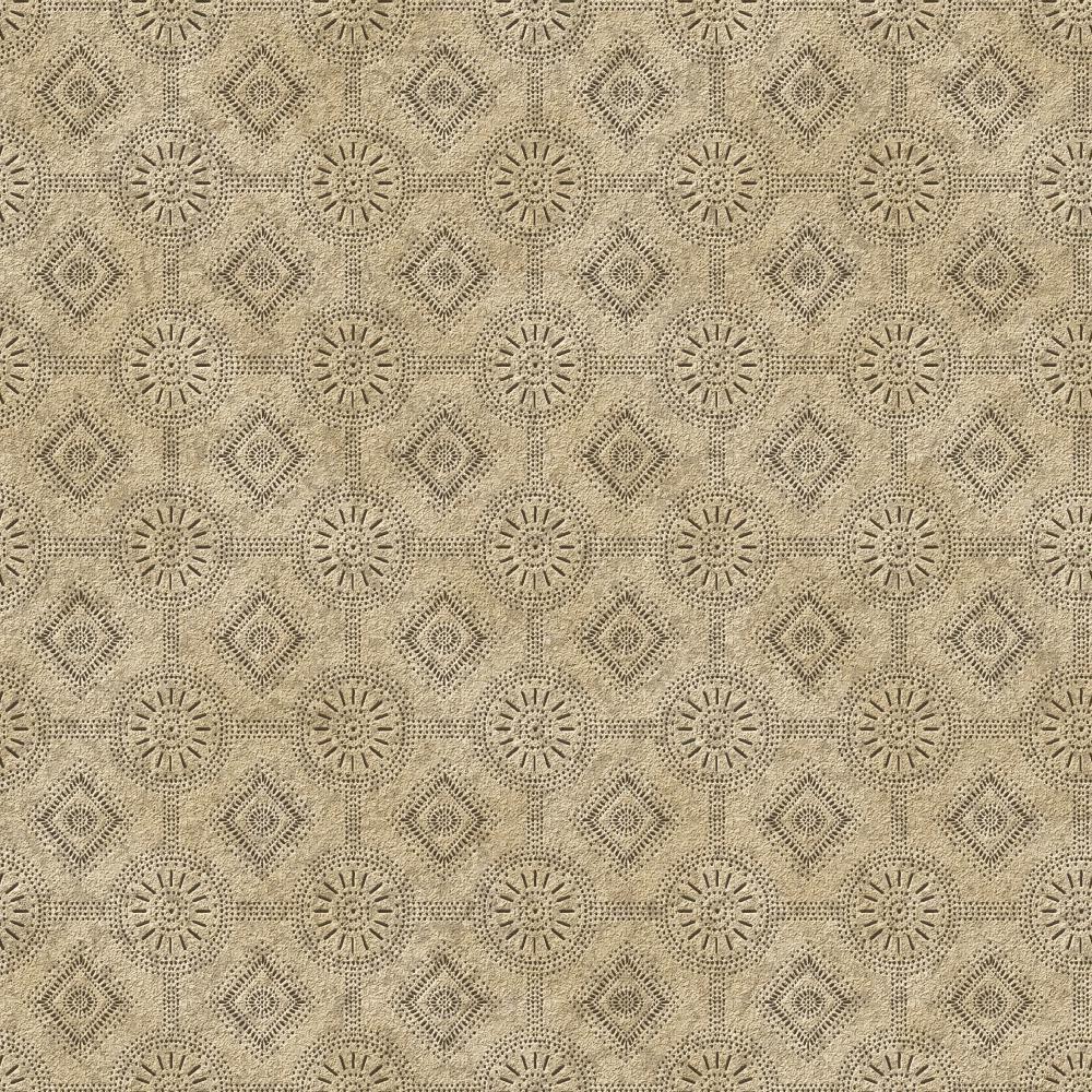 York Wallcoverings Country Keepsakes Punched Tin Wallpaper-AC4435 - The