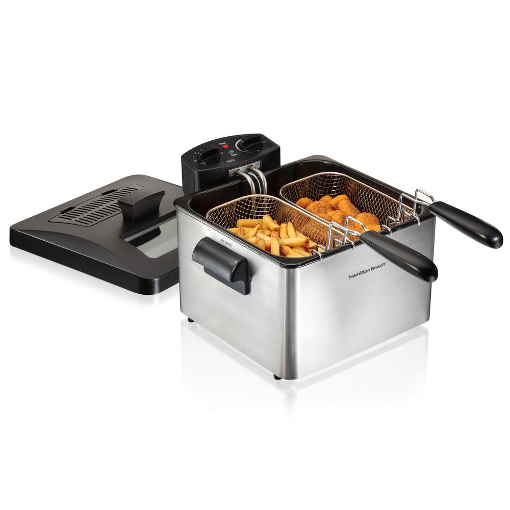 Hamilton Beach ProfessionalStyle 3Basket Deep Fryer 35034 The Home