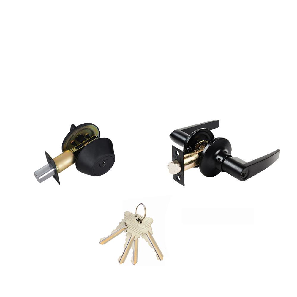 Premier Lock OilRubbed Bronze Entry Door Lever Combo Lockset with