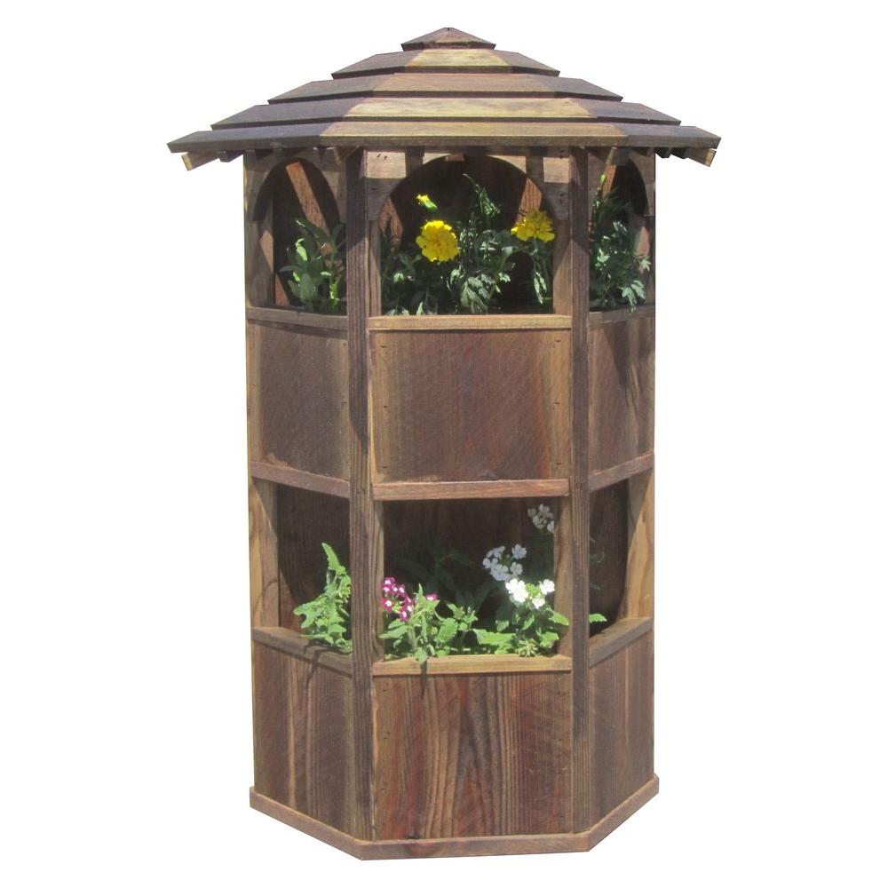Wood Wall Planters The Home Depot