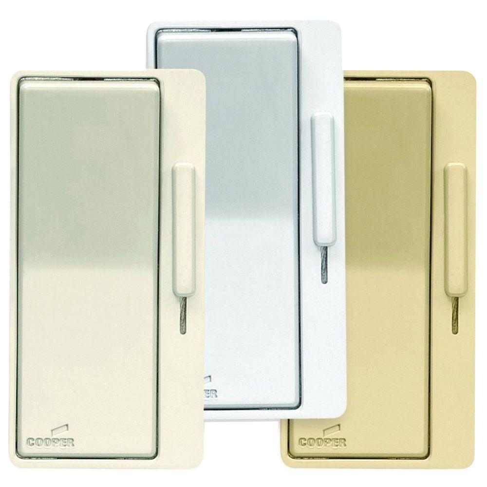 UPC 032664731105 product image for Eaton Devine AL Series Dimmer Color Change Faceplate Kit, Light Almond/White/Ivo | upcitemdb.com