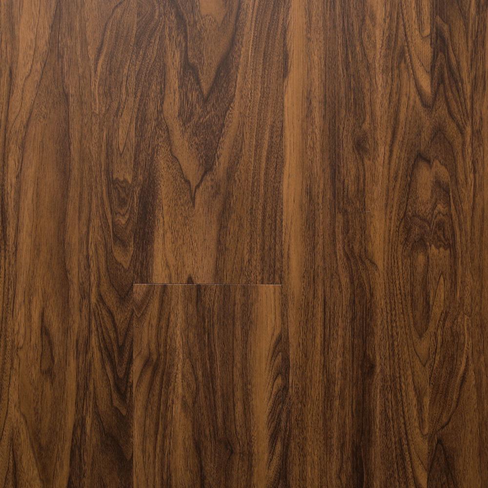 Walnut Luxury Vinyl Planks Flooring Resilient Savannah 5 83 In X 48 0 24 Engineered Wpc Vinyl Plank