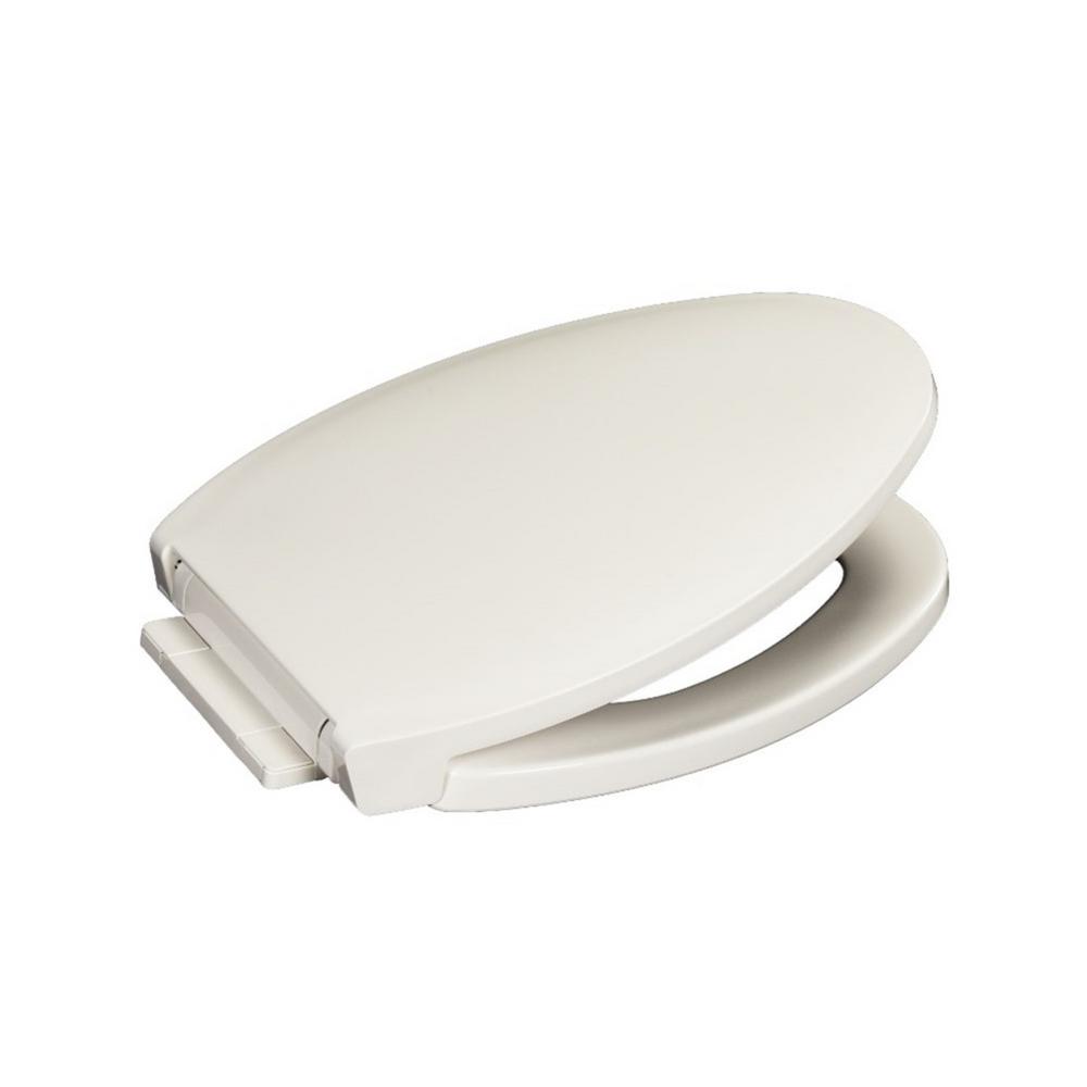 Elongated Closed Front Toilet Seat With Safety Close In White-DS1700SC ...