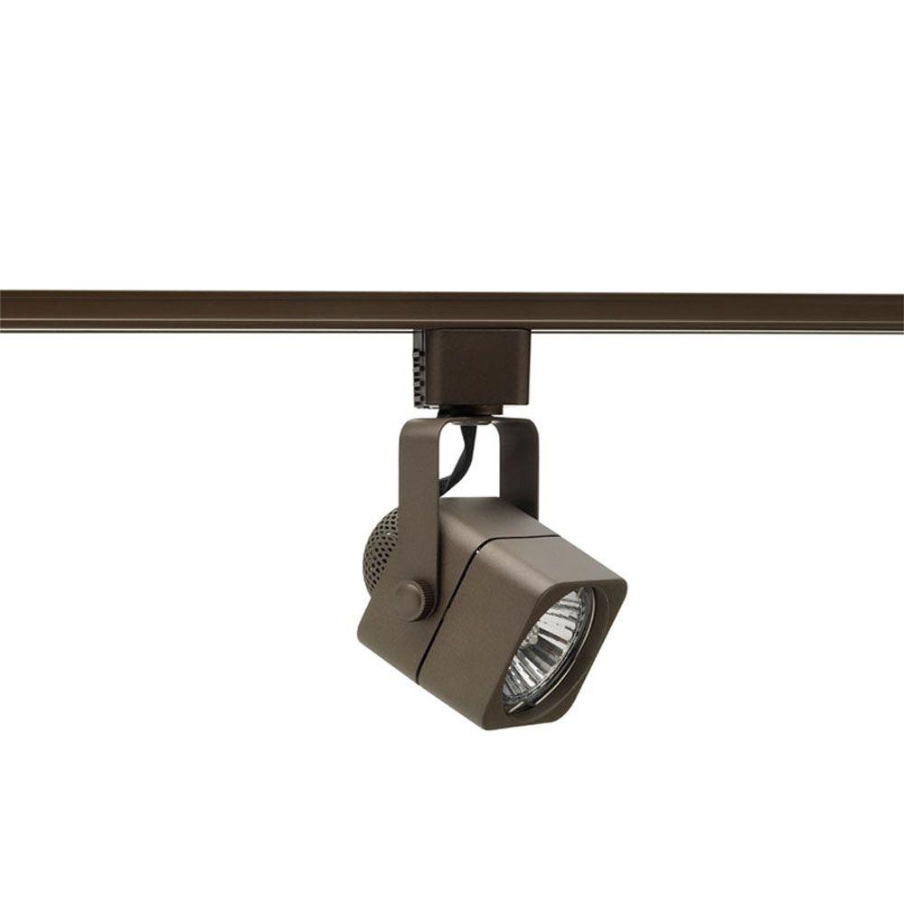 Juno Trac-Lites Bronze Cast Cube Light-R714 BZ - The Home ...