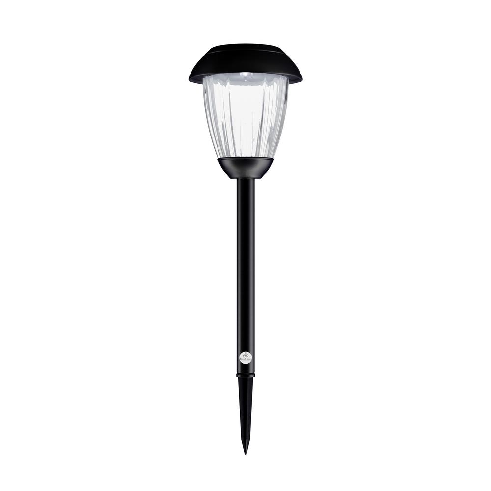 Pure Garden 16 In Tall Black Outdoor Integrated Led Landscape Stainless Steel Solar Path Light Set Of 8 Hw1500090 The Home Depot - Pure Garden Led Solar Pathway Lights Pure Garden 16 In Tall Black Outdoor Integrated Led Landscape Stainless Steel Solar Path Light Set Of 8 Hw1500090 The Home Depot - Pure Garden Led Solar Pathway Lights