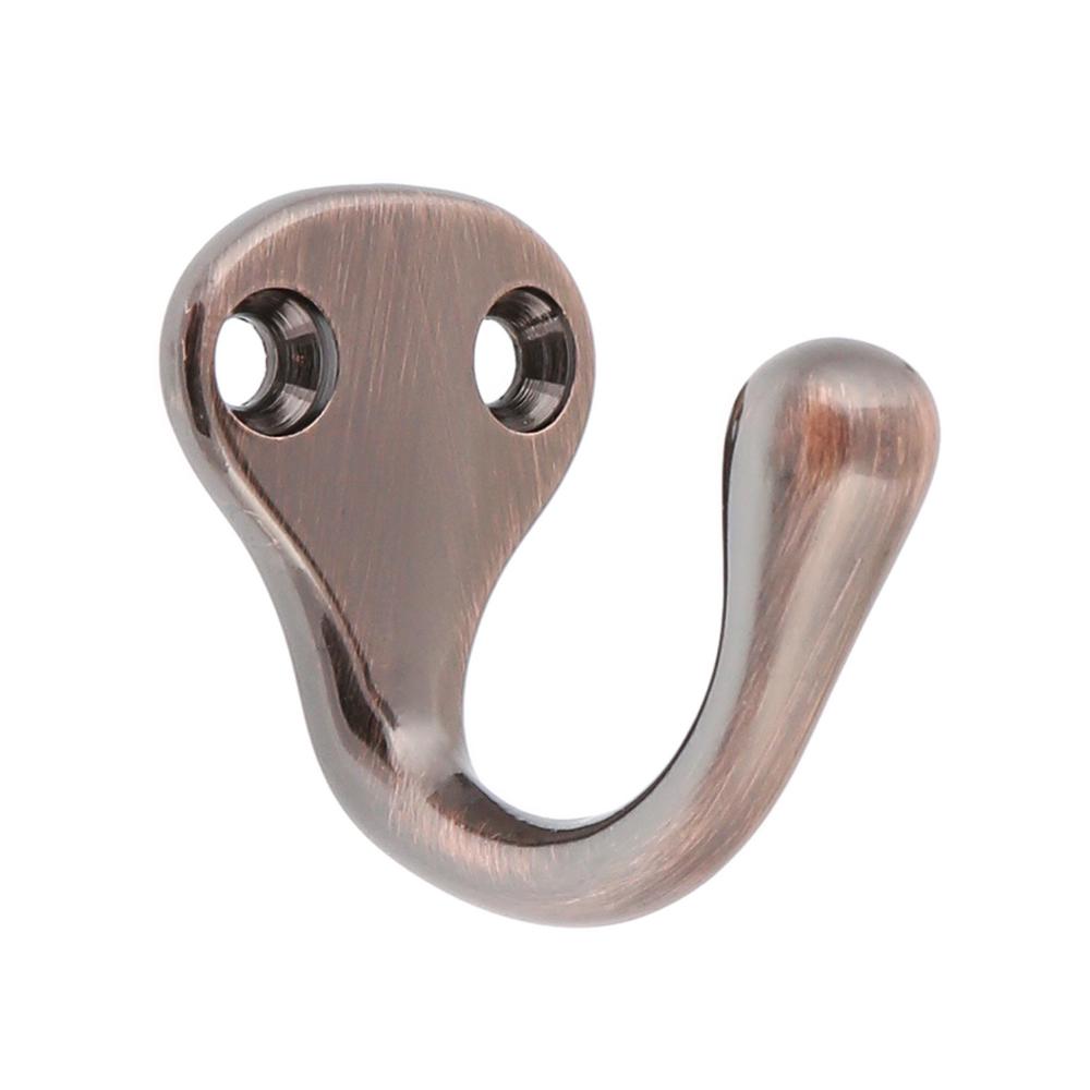 Solid Brass Single Hook in Antique Copper1701408A The Home Depot