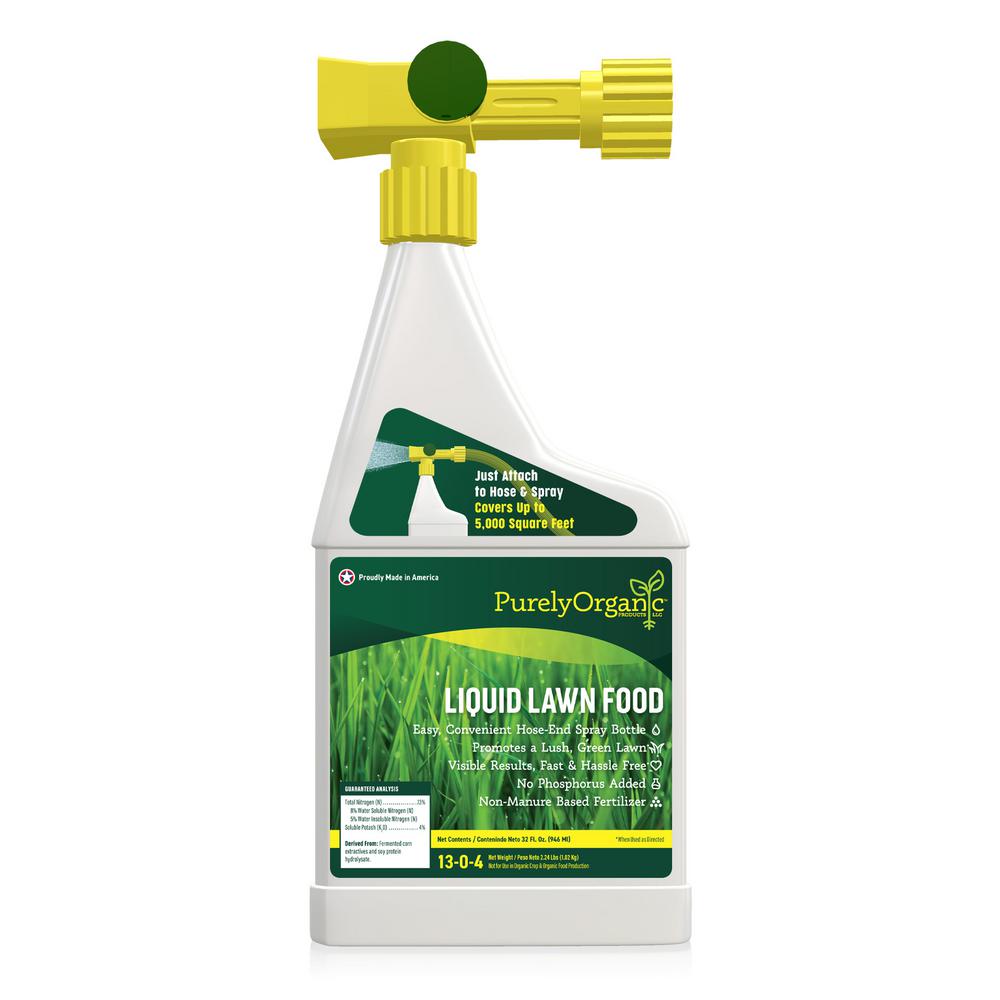 Purely Organic Products 32 oz. Liquid Lawn Food-LLFJRDK2 - The Home Depot