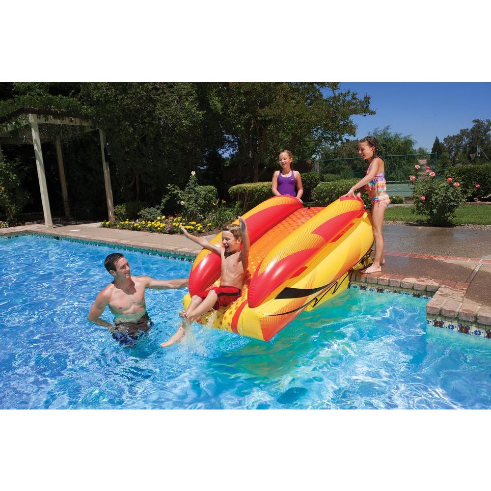 Poolmaster Aqua Launch Swimming Pool Slide 86233 The Home Depot