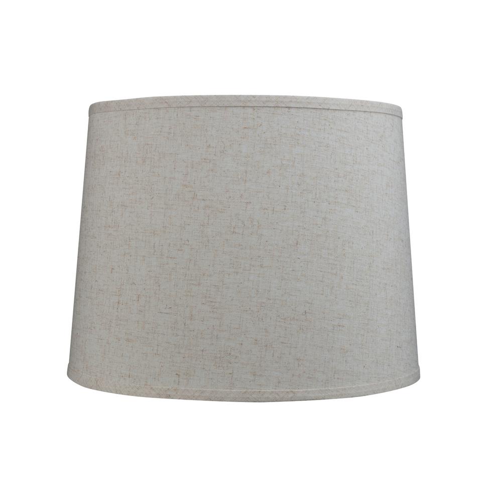 Lamp Shades Lamps The Home Depot Off White Hardback Empire Lamp Shade