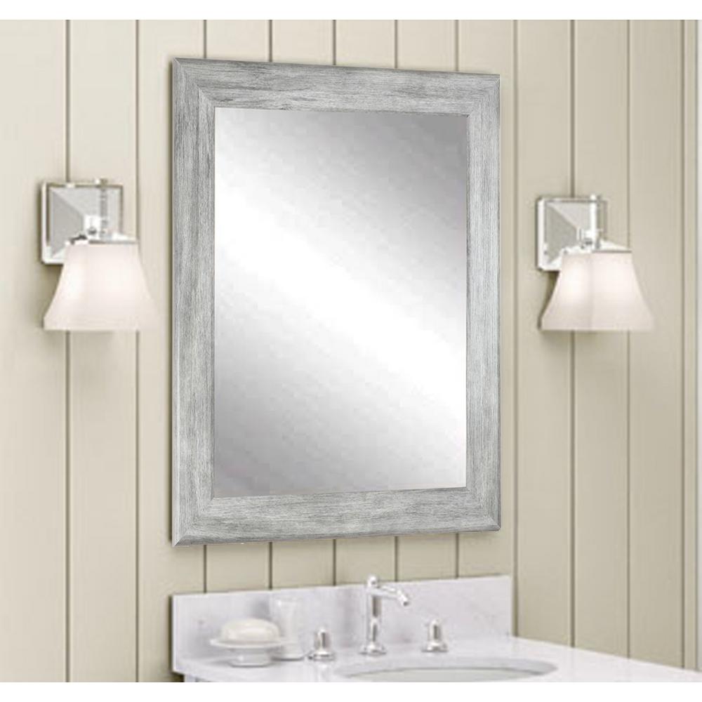 Weathered Gray Wall MirrorBM035M3 The Home Depot
