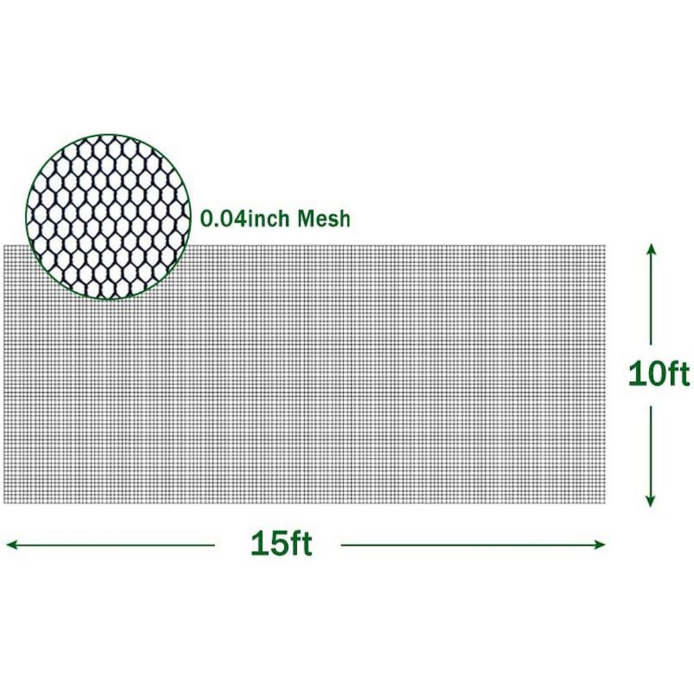60 x 5yard Ecover Mosquito Net DIY Fabric Insect Pest Barrier Netting Curtains for Home//Travel//Camping White