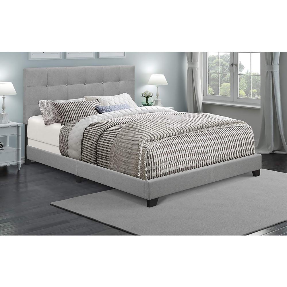 Pulaski Furniture Glacier Queen Upholstered Bed Ds A125 290 113 The Home Depot