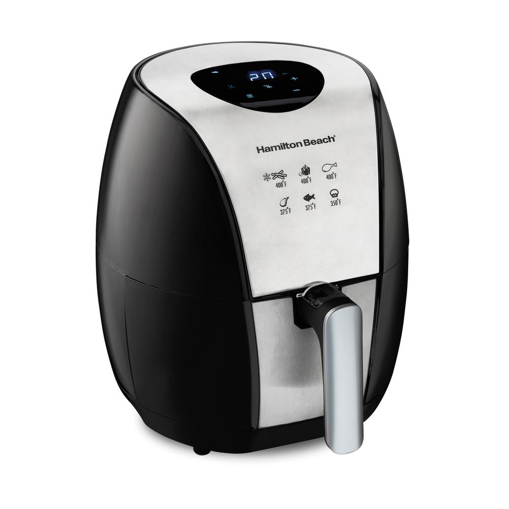 Hamilton Beach 3.4 Qt. Black Air Fryer with Nonstick Basket35065 The