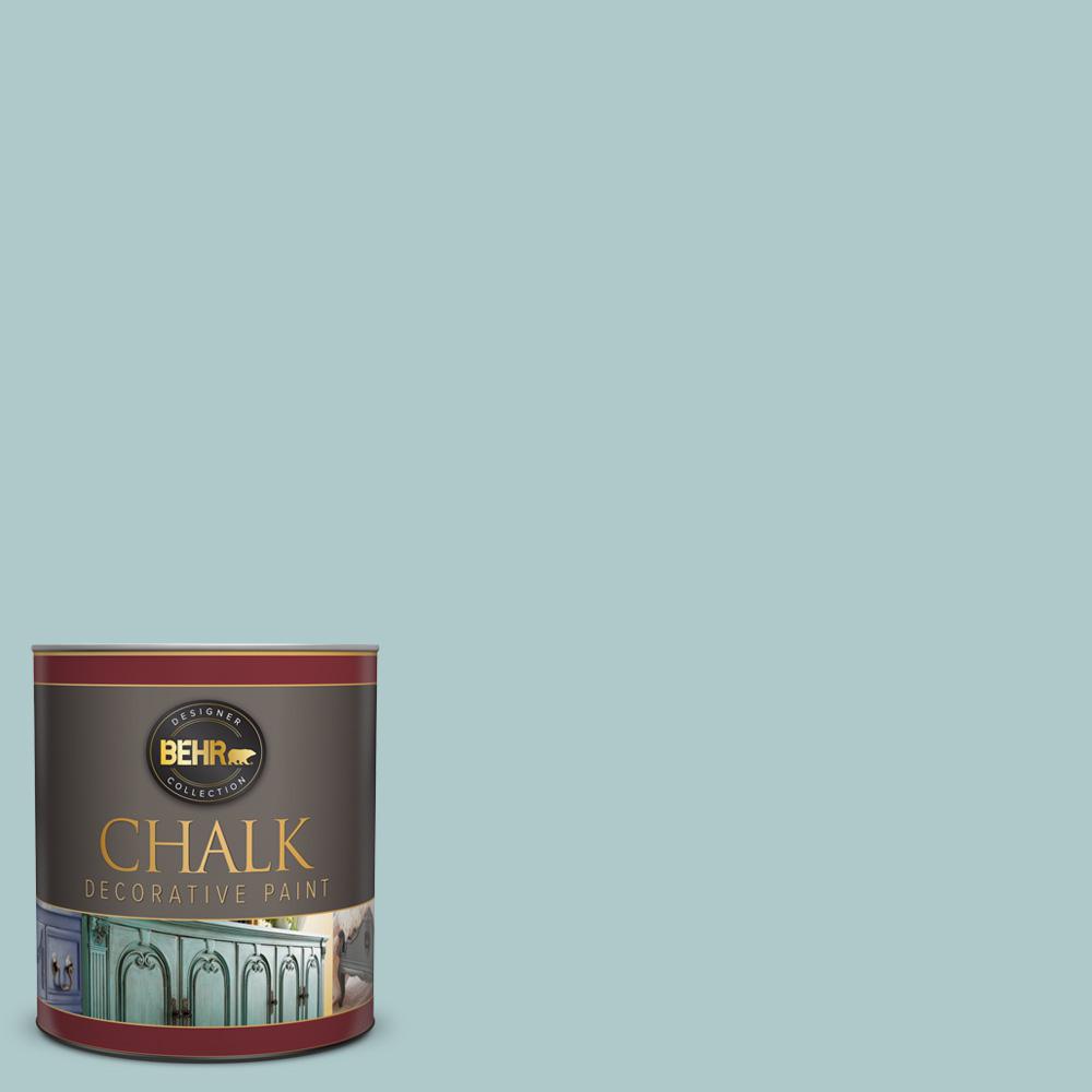 BEHR 1qt. BCP27 Adored Blue Interior Chalk Finish Paint710004 The