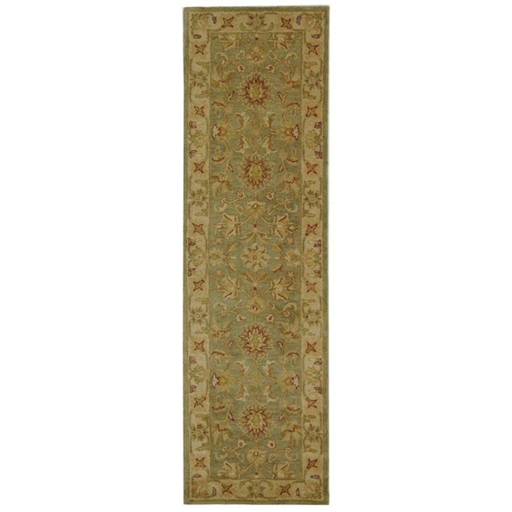 Safavieh Antiquity Green/Gold 2 ft. x 20 ft. Runner RugAT313A220