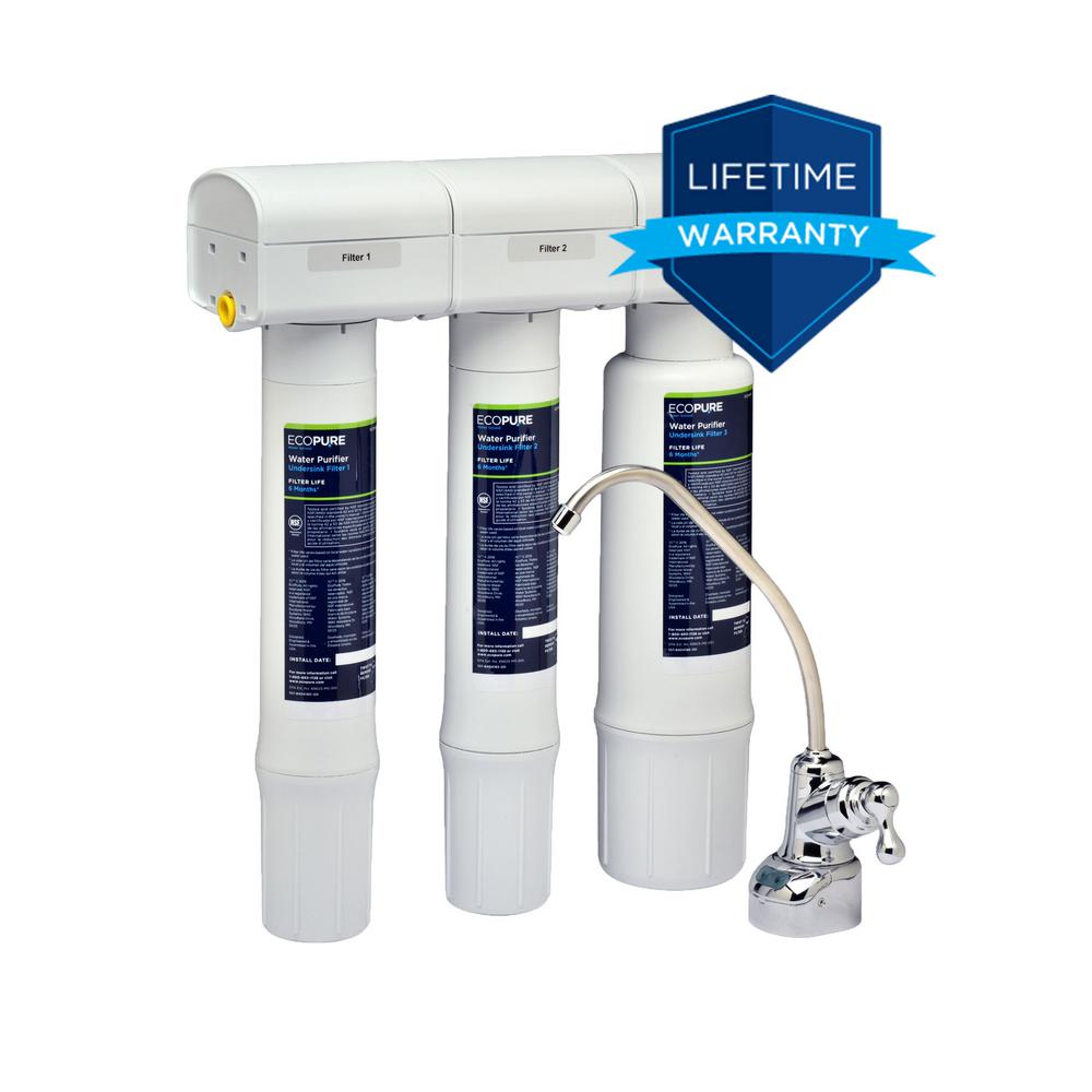 Nsf Certified Under Sink Water Filters Water Filtration Systems The Home Depot