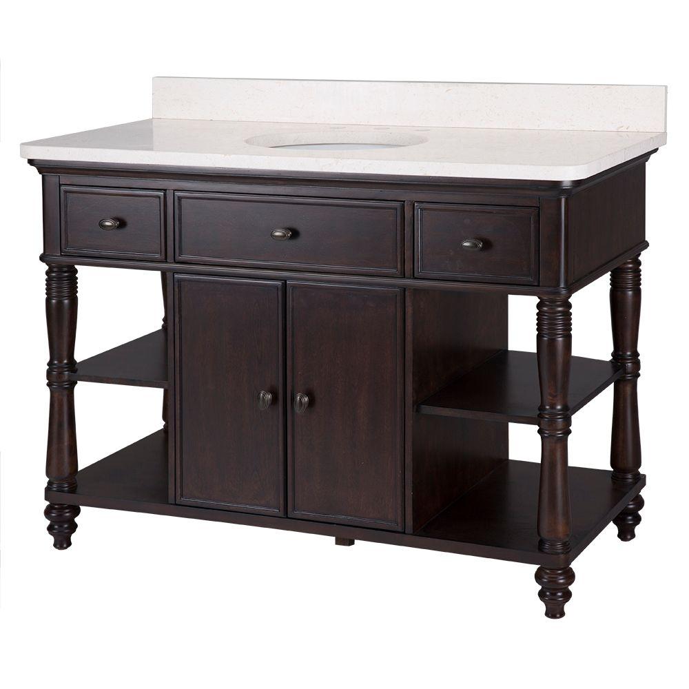  Home  Decorators  Collection  Ganado 49 in Vanity in 