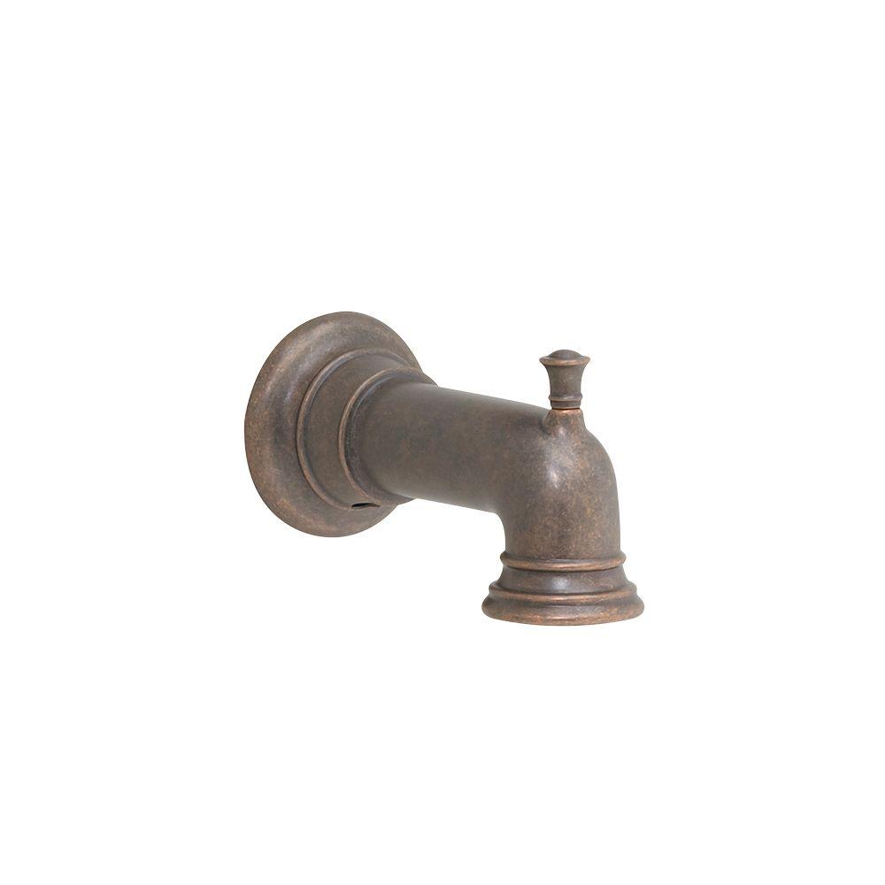 American Standard Quentin Slip On Diverter Tub Spout In Oil Rubbed Bronze 8888094 224 The Home