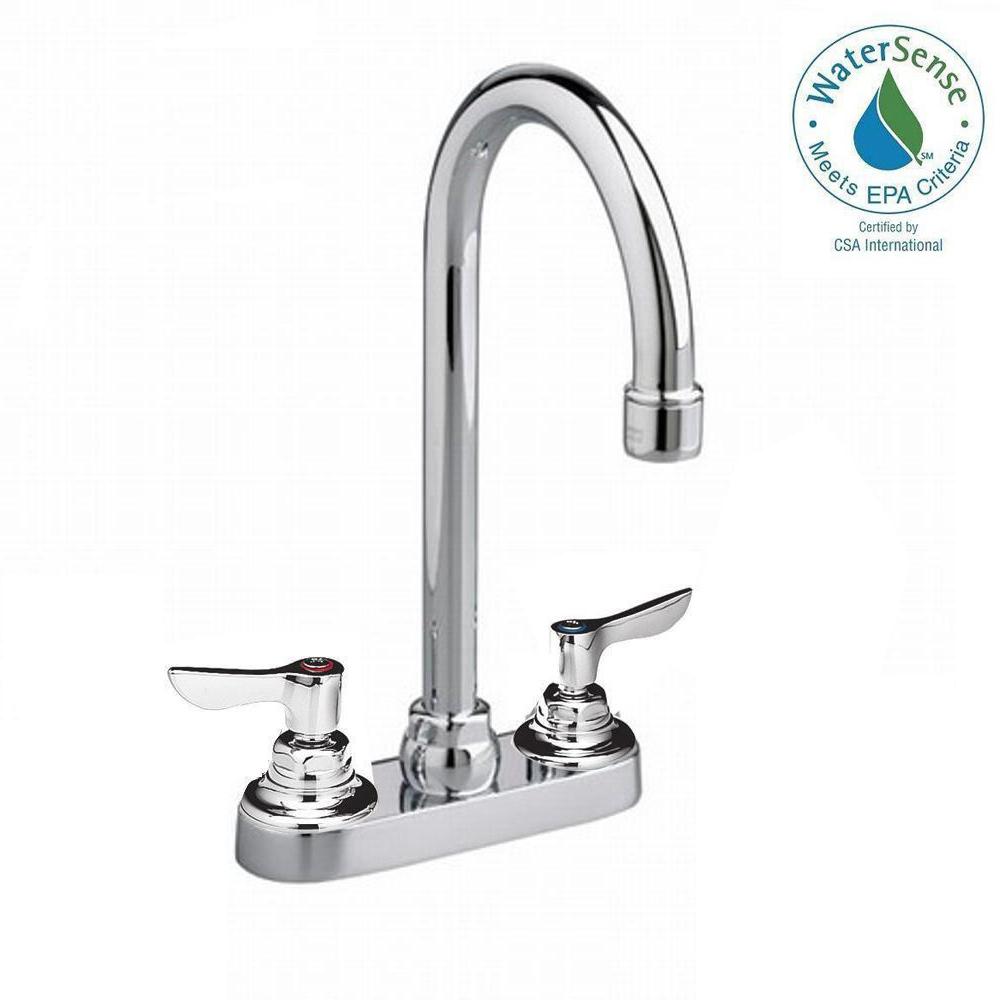 American Standard Monterrey 2Handle Bar Faucet in Chrome with 5