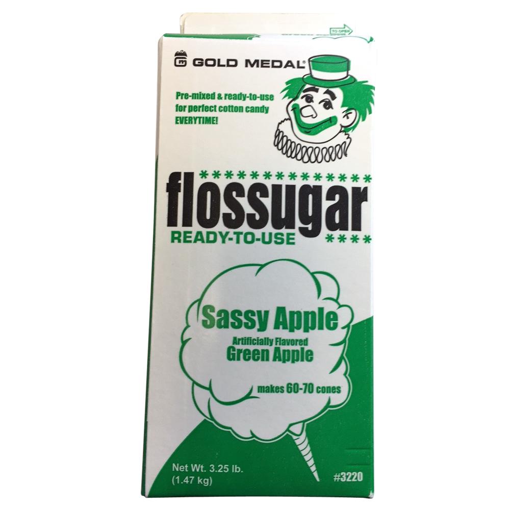 UPC 090939132200 product image for Snappy Popcorn Co. Flossugar 1/2 Gal. Green Apple | upcitemdb.com