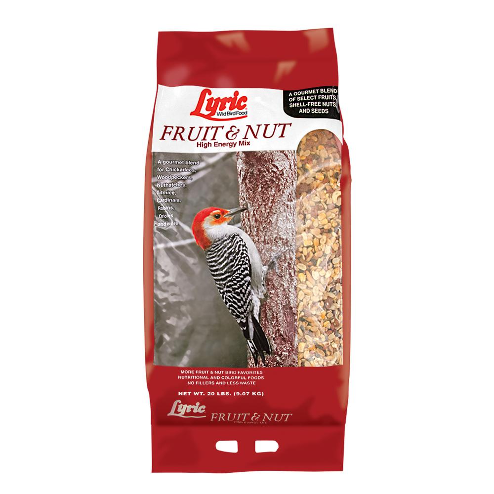 Lyric 20 lb. Fruit and Nut High Energy Wild Bird Mix2647346 The Home Depot