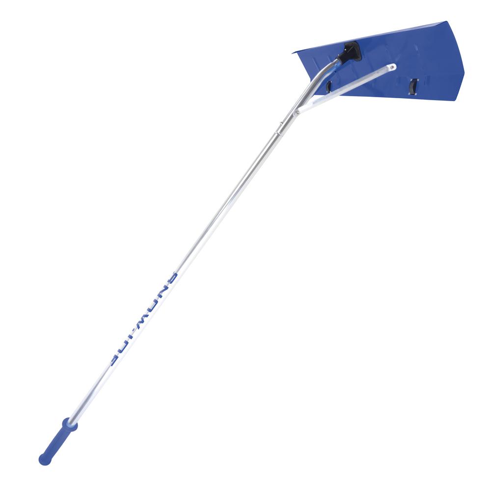 Snow Joe 312 in. Extendable Scratch Free Aluminum Snow Shovel Roof Rake