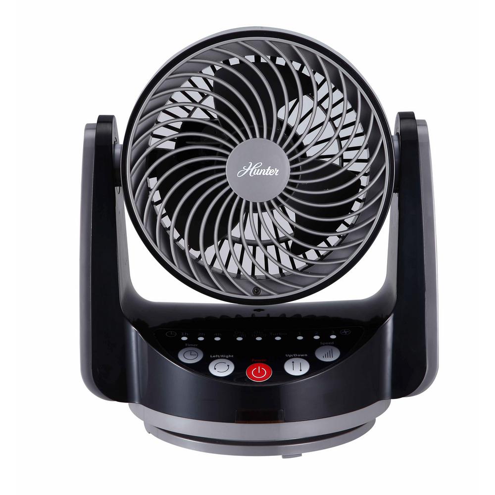 Black Desk Fans Personal The Home Depot 6 In Oscillating Whole Room Fan Black