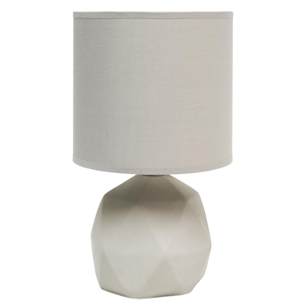 grey table lamp base