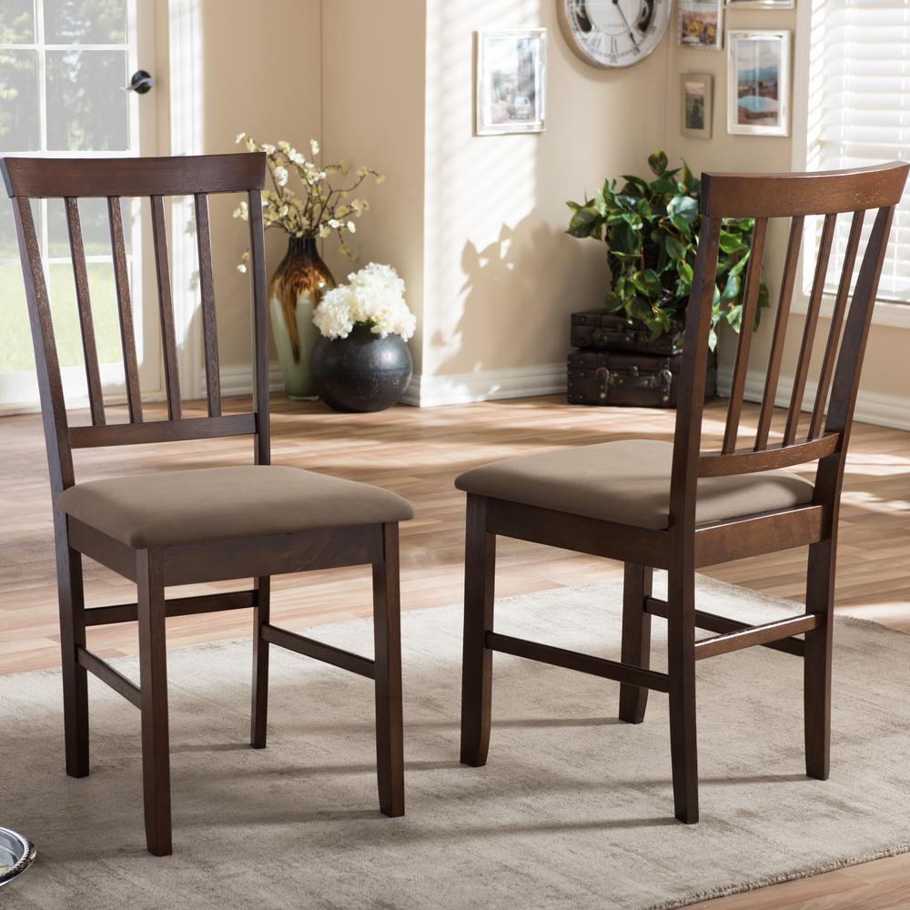 Baxton Studio Tiffany Beige Fabric Upholstered Dining Chairs Set Of Baxton Studio Tiffany Beige Fabric Upholstered Dining Chairs Set Of 2