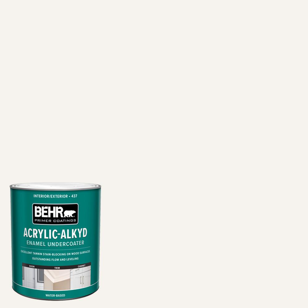 BEHR 1 qt. White Acrylic Alkyd Interior/Exterior Enamel Undercoater