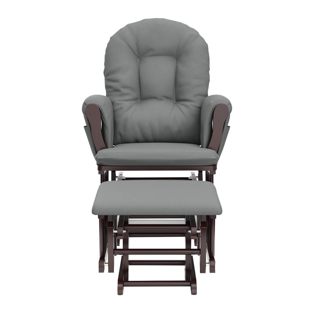 espresso glider and ottoman